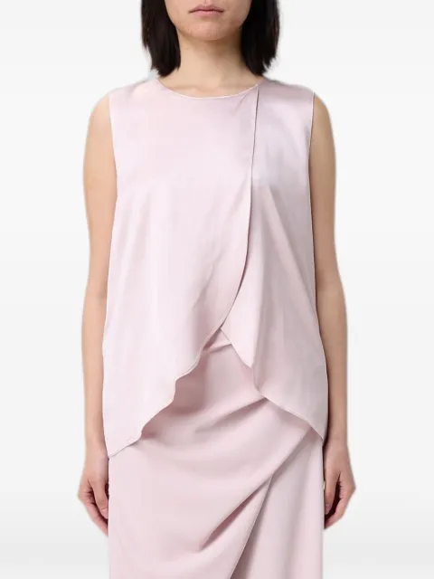 Hanita layered sleeveless top