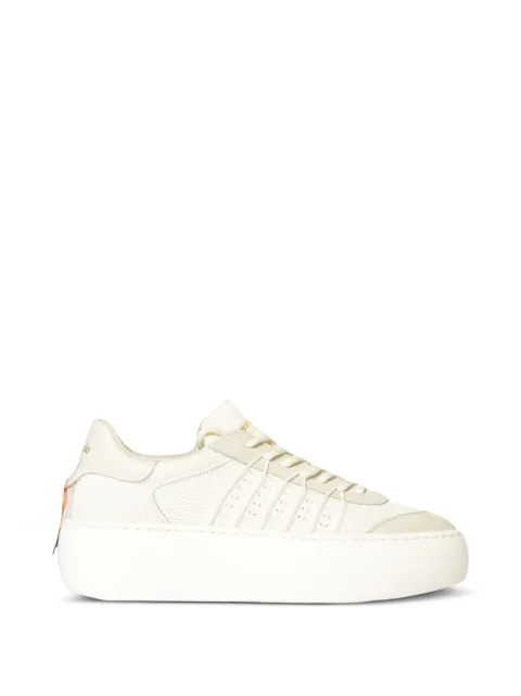 Barracuda Bolla crochet-knit leather sneakers