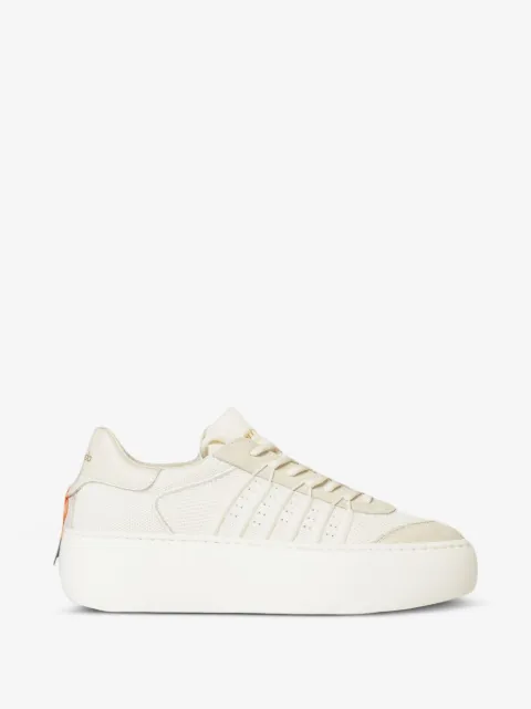 Barracuda Bolla crochet-knit leather sneakers