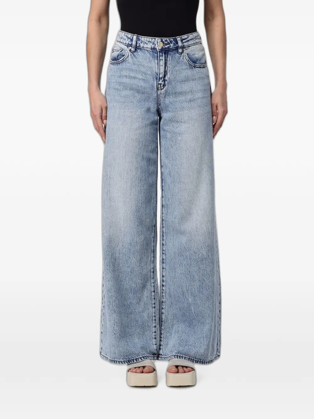 Armani Exchange wide-leg jeans - Blu