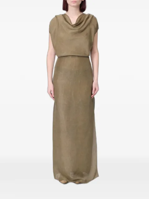 Ter Et Bantine cowl-neck silk maxi dress