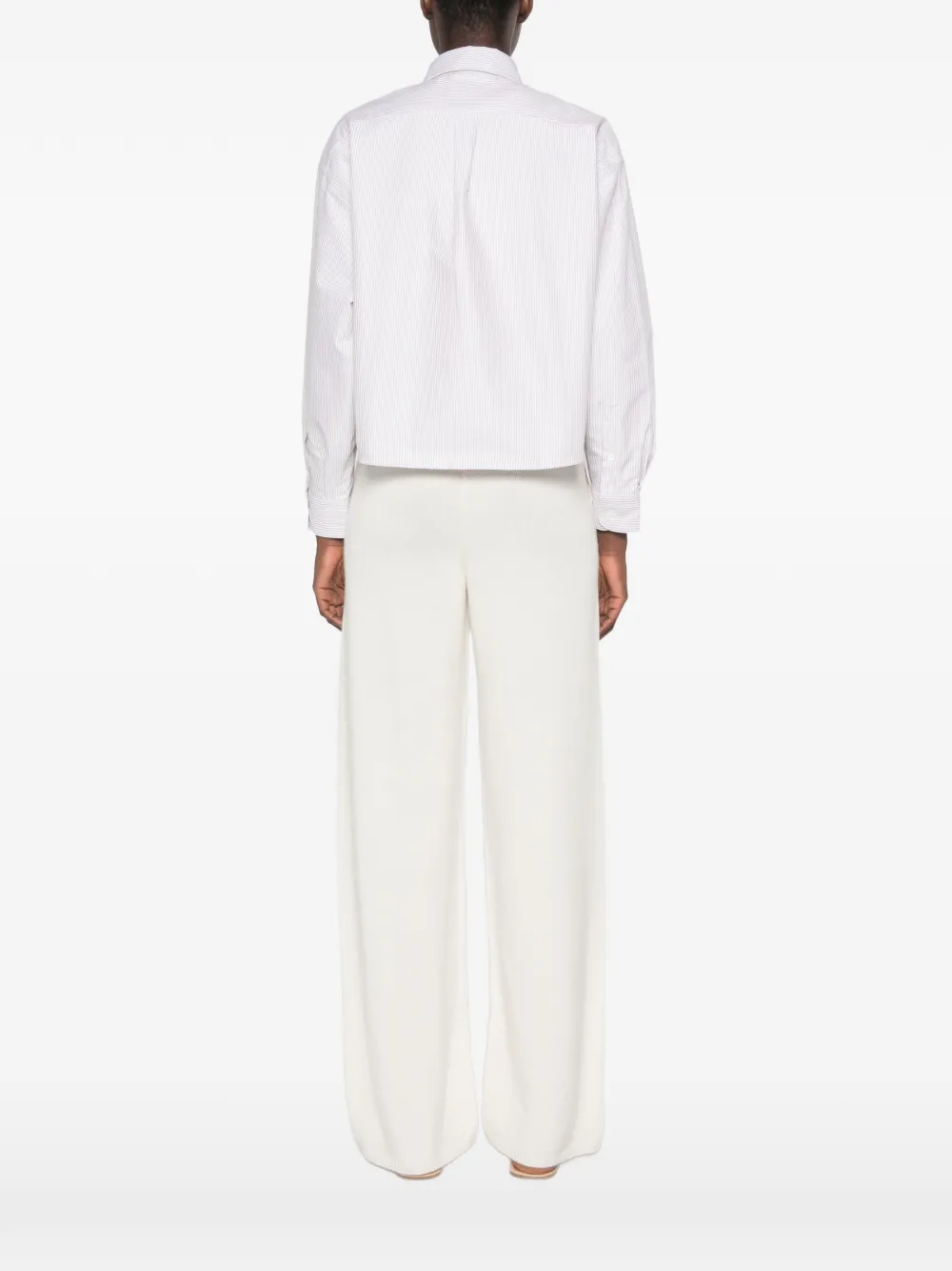 A.P.C. Gestreept overhemd Wit