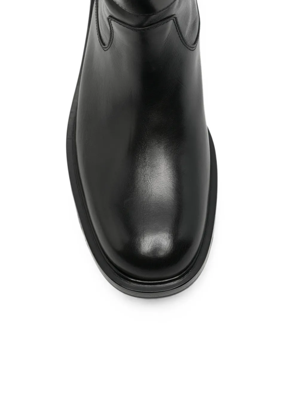 Church's buckled leather ankle boots Zwart