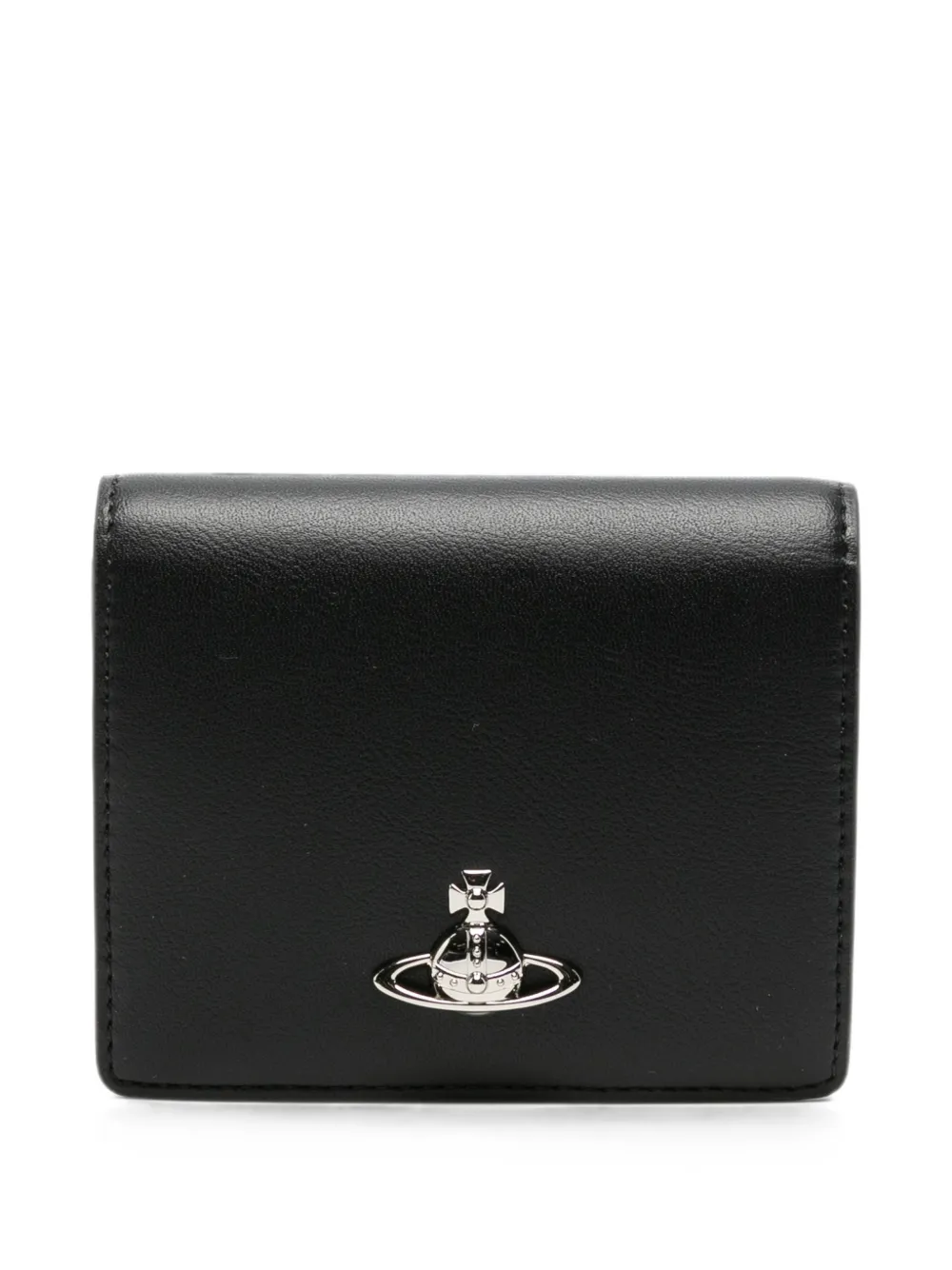 Vivienne Westwood Orb-plaque wallet - Schwarz