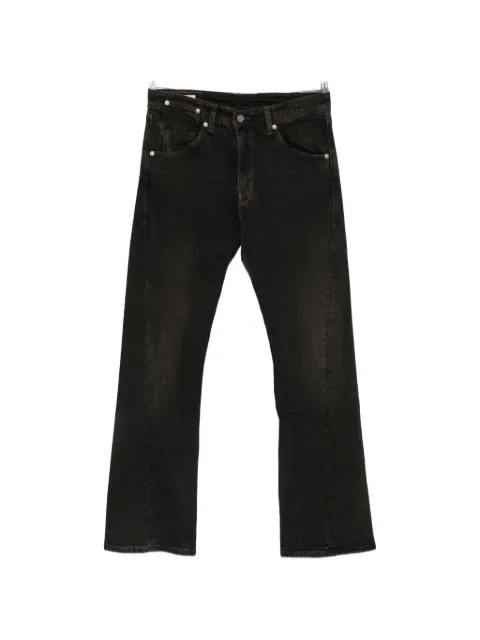 Levi's logo-patch straight-leg jeans