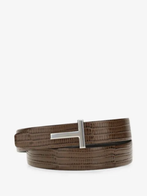 TOM FORD reversible T buckle belt