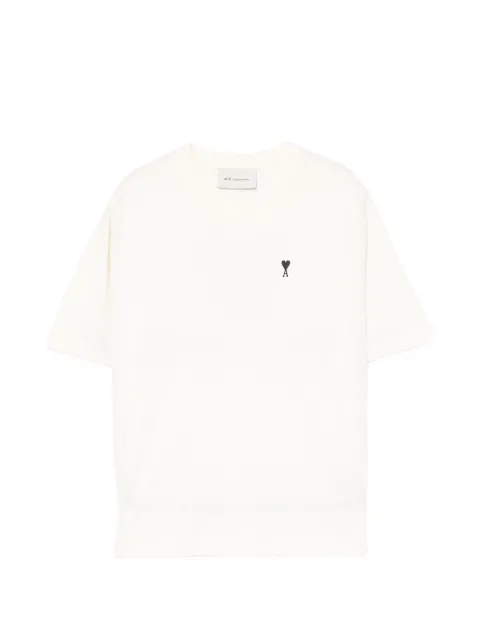 AMI Paris Ami de Coeur slogan-print T-shirt