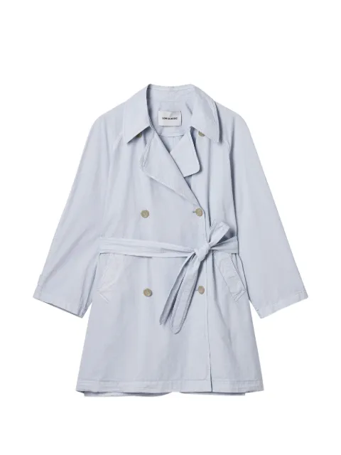 Low Classic manteau croisé à taille ceinturée