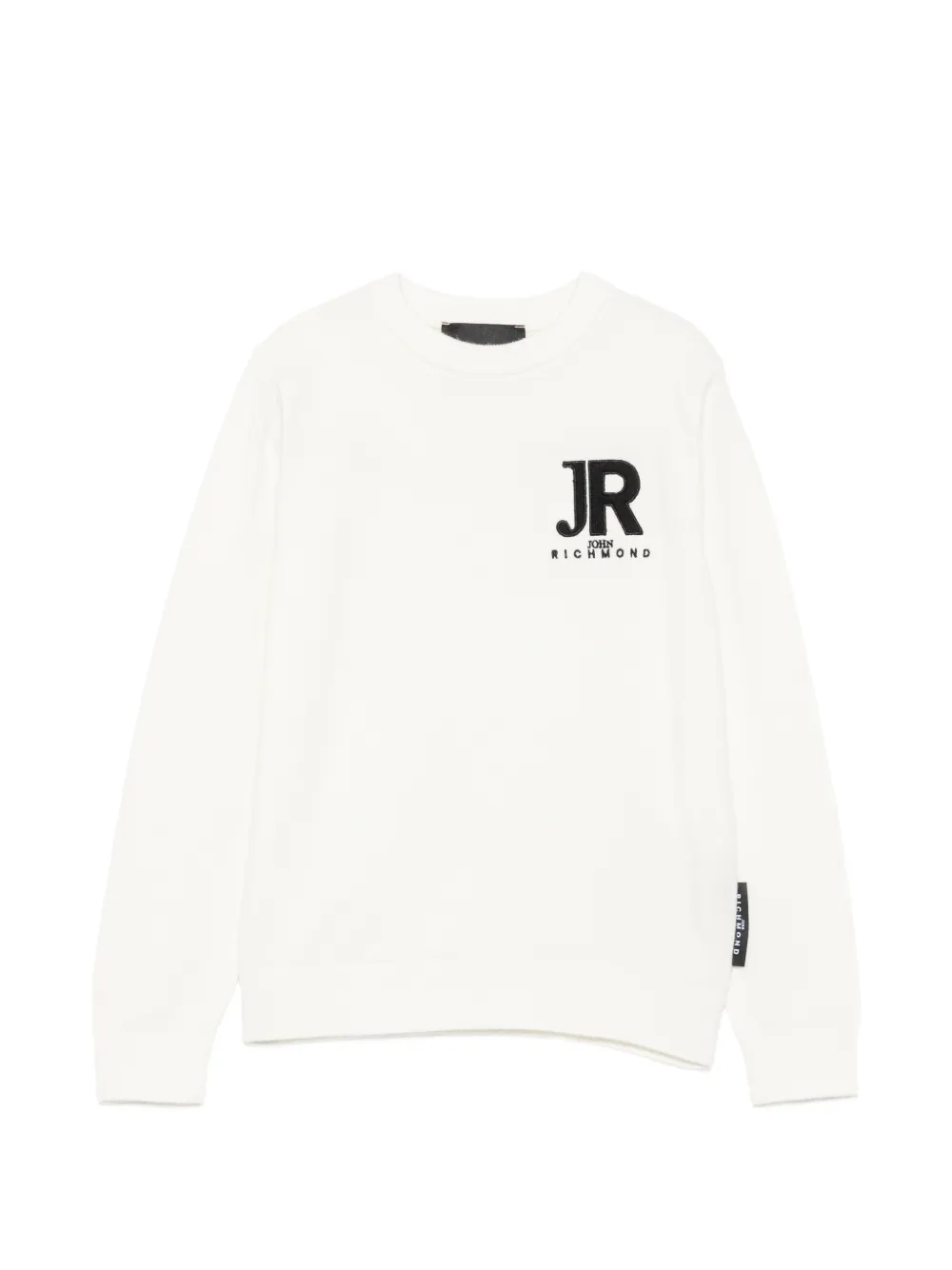 John Richmond Junior logo-embroidered sweater - Toni neutri