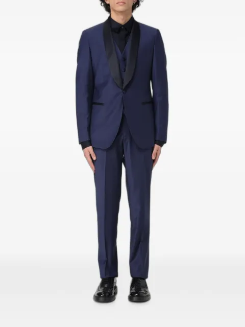 COLAMARINO shawl-lapel three-piece suit