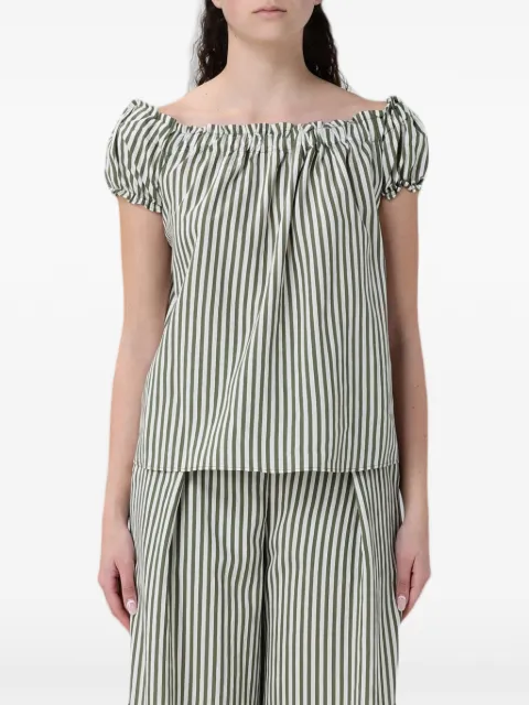 Hanita striped off-shoulder top