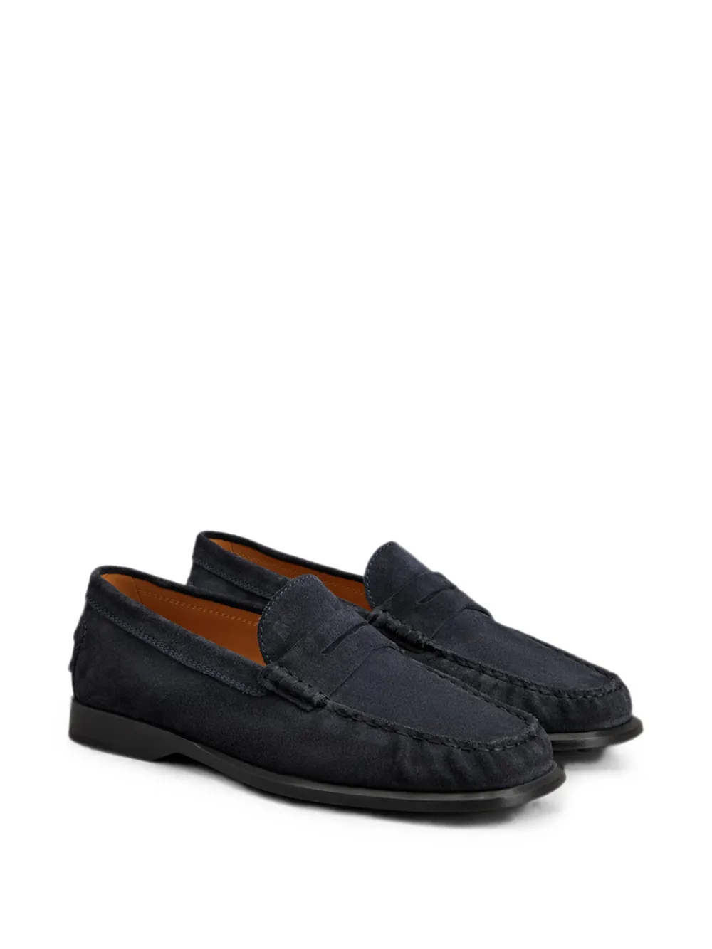 Tod's Loafers van suède Blauw