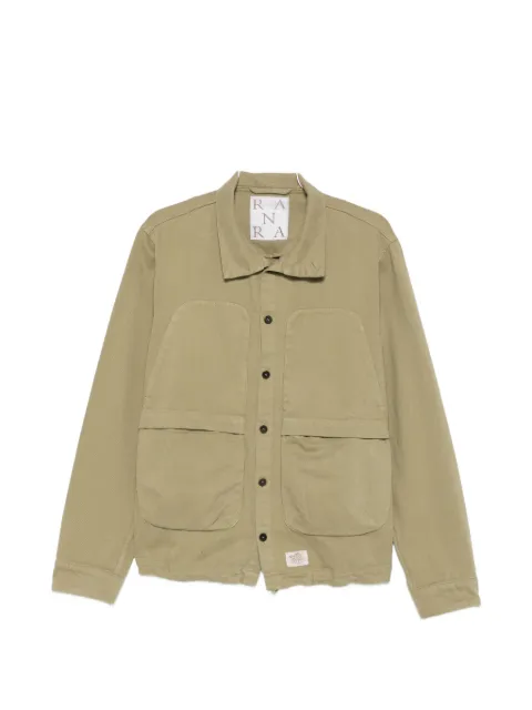 RANRA button-fastening flap-pocket jacket