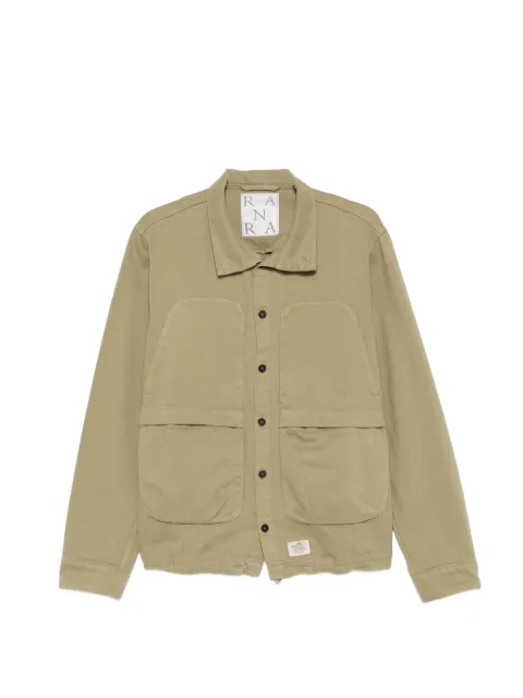 RANRA button-fastening flap-pocket jacket