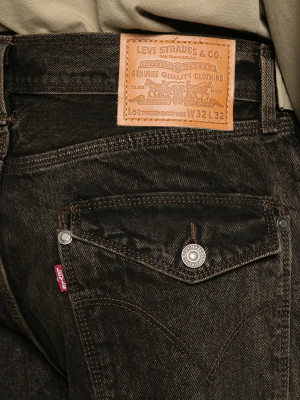 Levi's Twisted Baggy wide-leg Jeans | Black | FARFETCH
