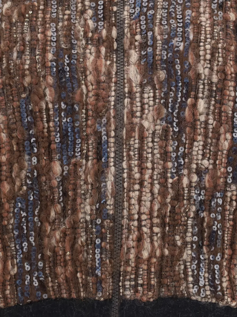 Brunello Cucinelli Vest met pailletten Bruin