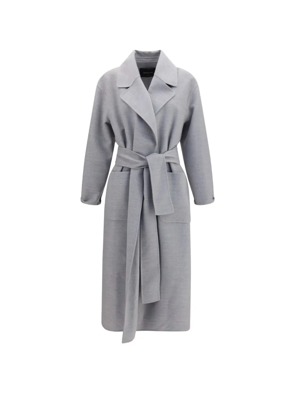 Fabiana Filippi belted wool coat - Grey