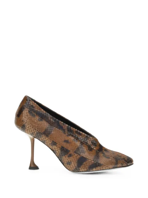 Proenza Schouler escarpins Tee en cuir à effet peau de serpent