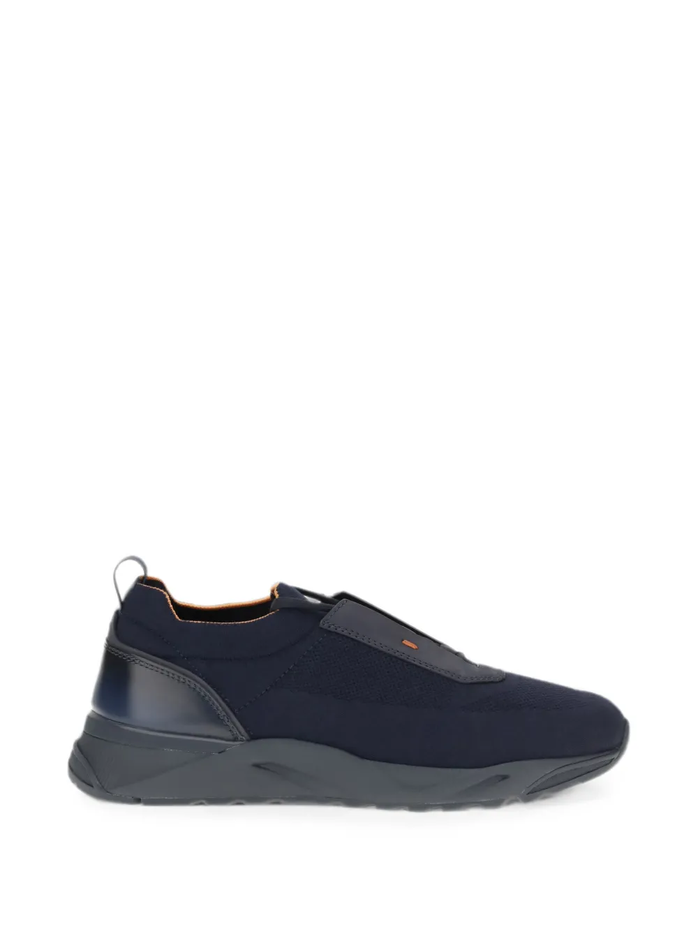 Santoni panelled sneakers - Blau