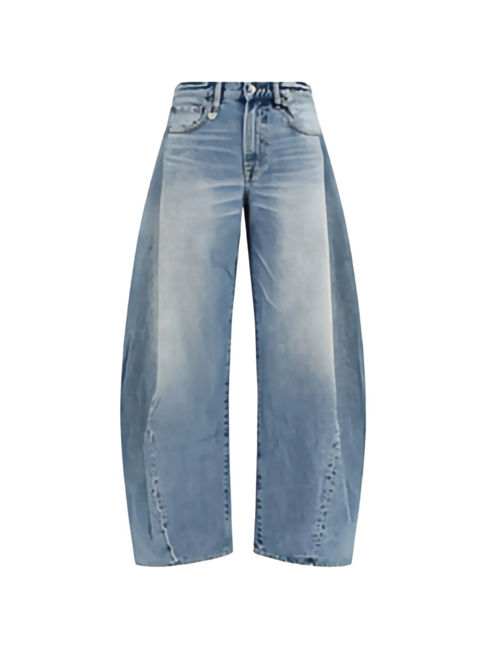 R13 Janine barrel-leg jeans - Blu