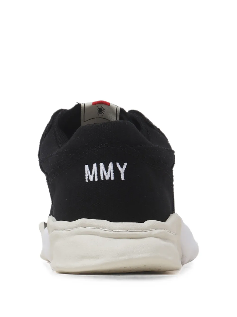 Maison MIHARA YASUHIRO Parker canvas logo-embroidered sneakers Zwart