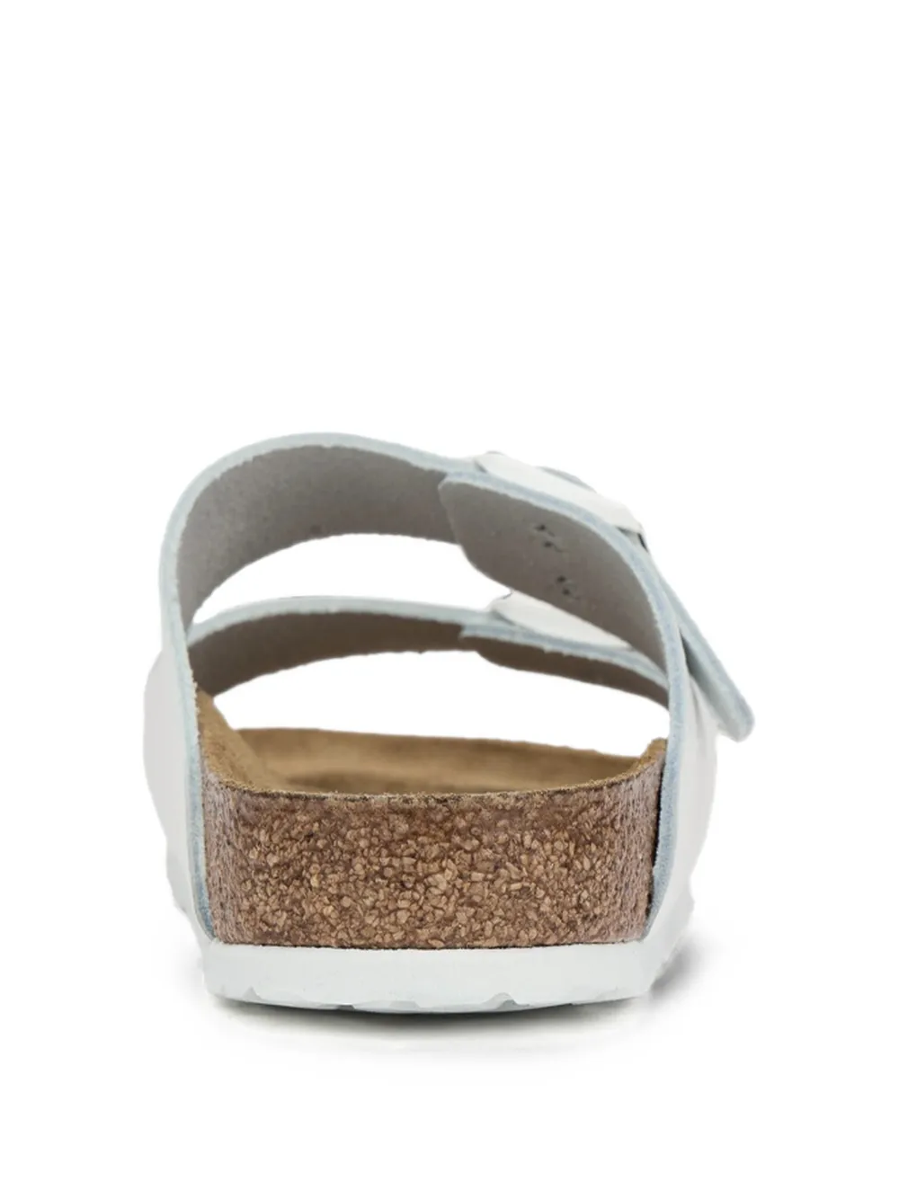 Birkenstock Arizona leren sandalen met gesp Wit