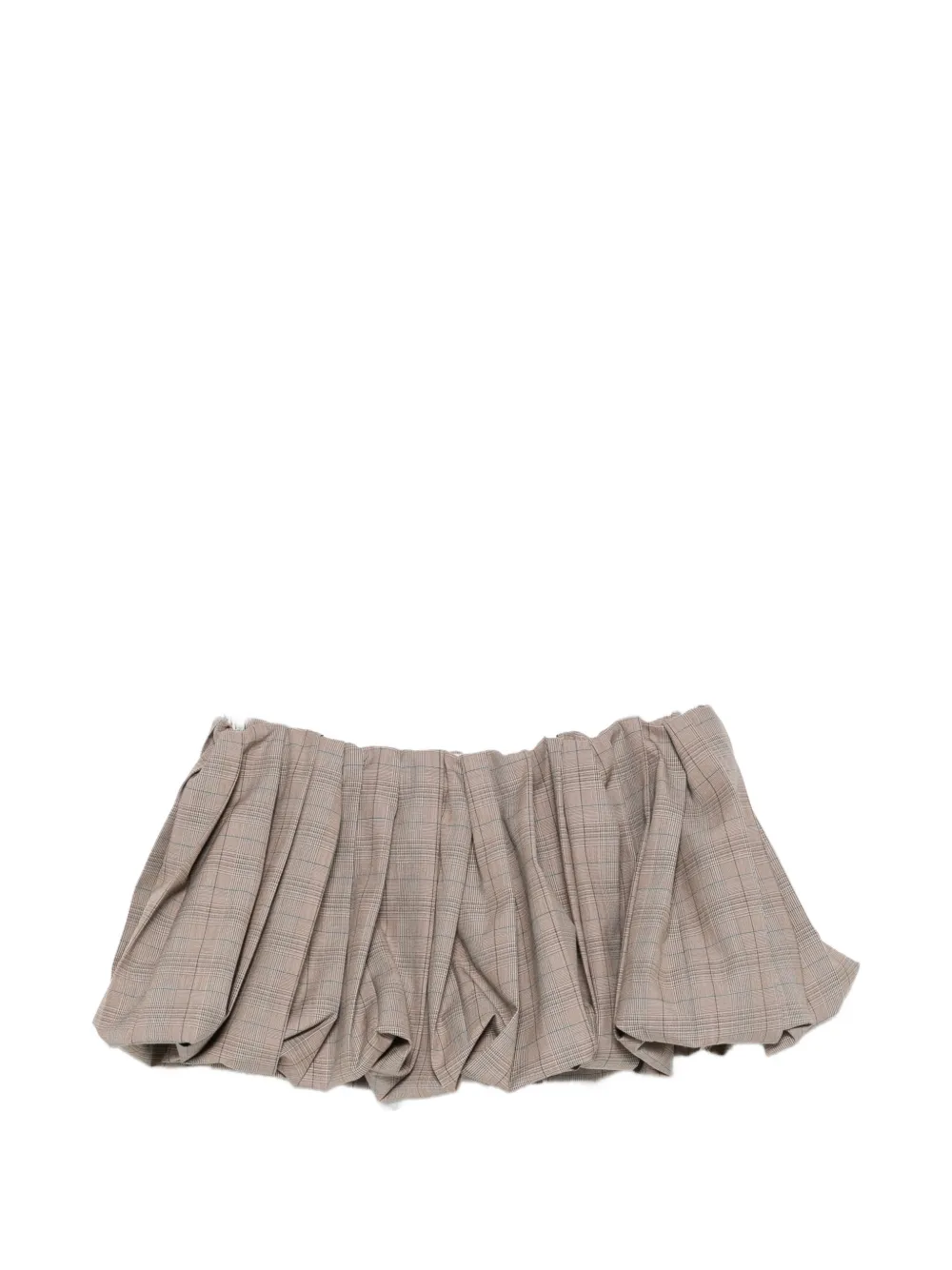 Miu Miu Gonna midi a quadri - Toni neutri