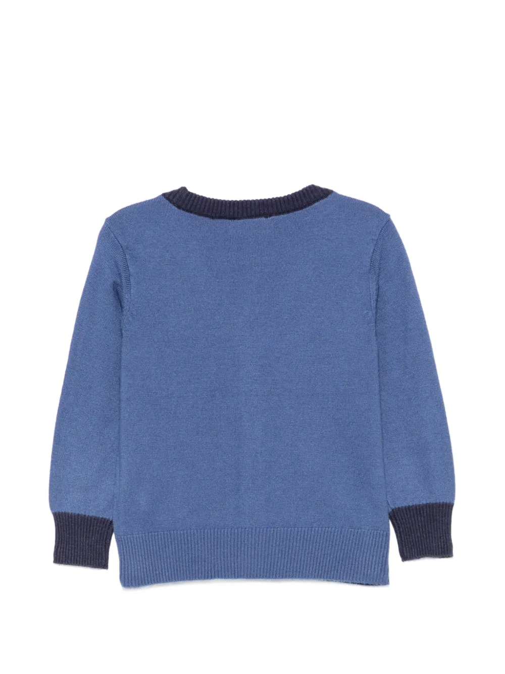 TRUSSARDI JUNIOR Vest met geborduurd logo Blauw