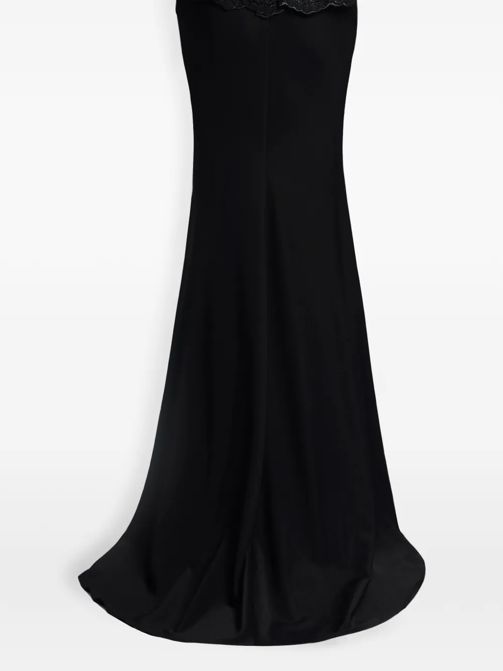 Gemy Maalouf High waist maxi-rok Zwart