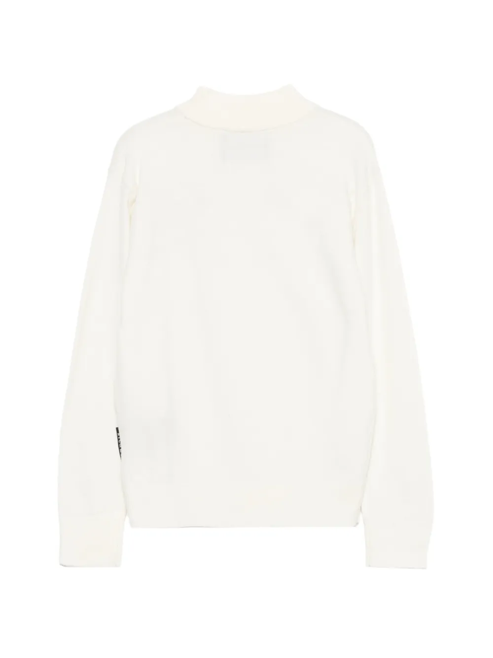 John Richmond Junior Trui met geborduurd logo en kwartrits Beige
