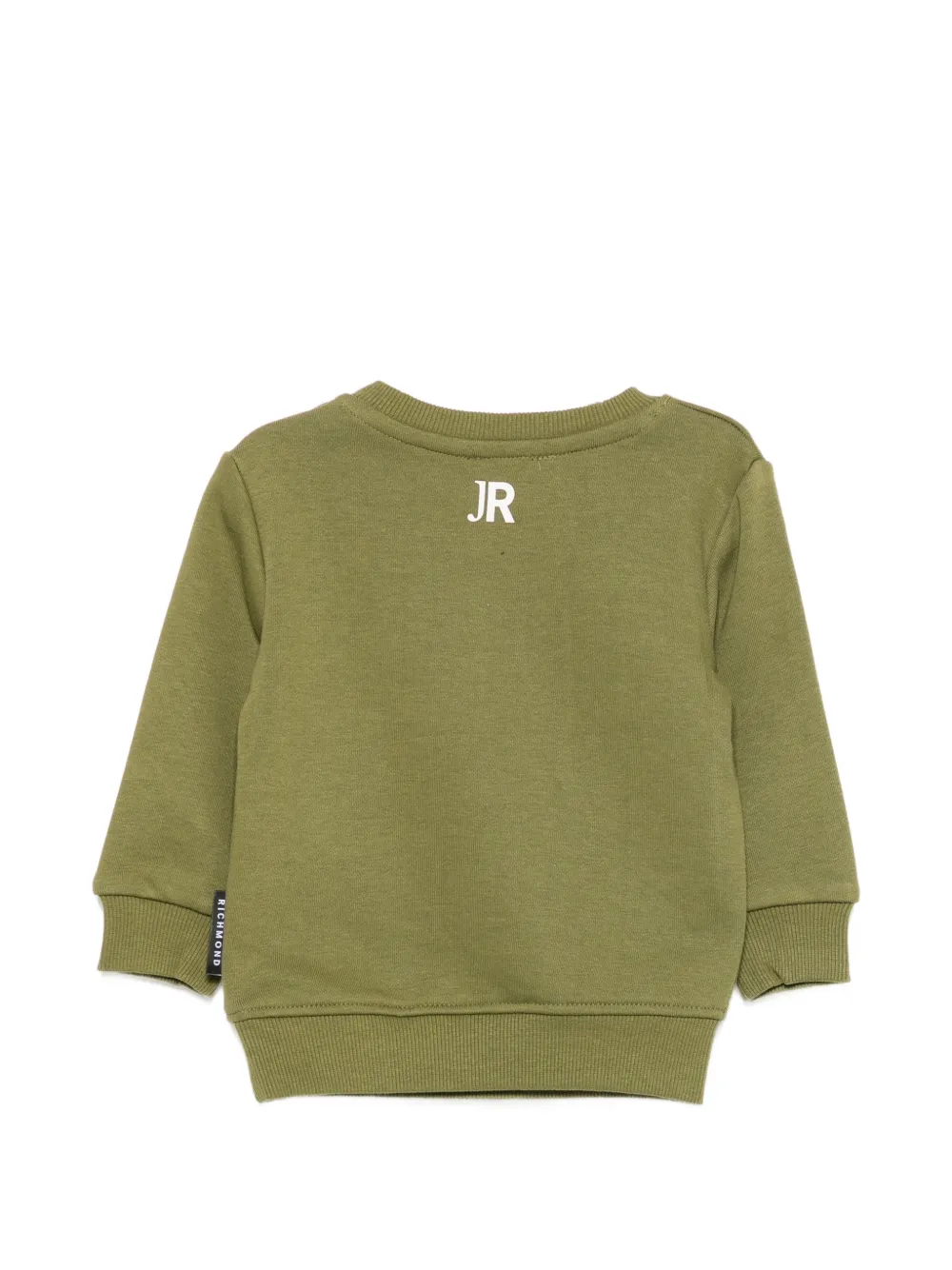 John Richmond Junior Sweater met logoprint Groen