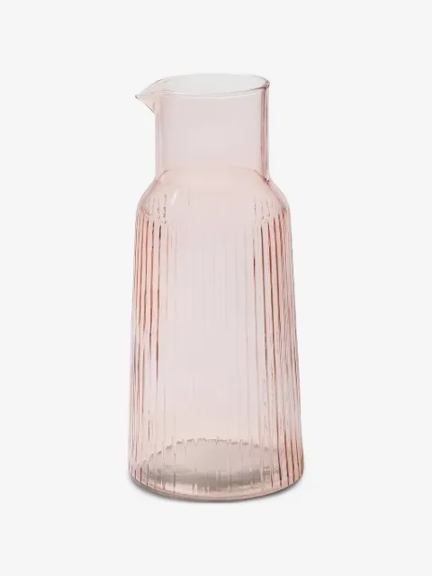 CU I SEEYOU carafe en verre rainuré