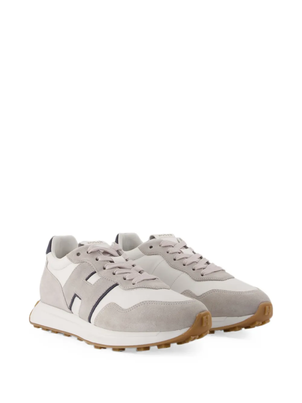 Hogan H601 low-top sneakers met ronde neus Wit