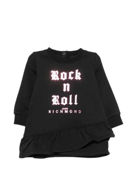 John Richmond Junior logo-print dress