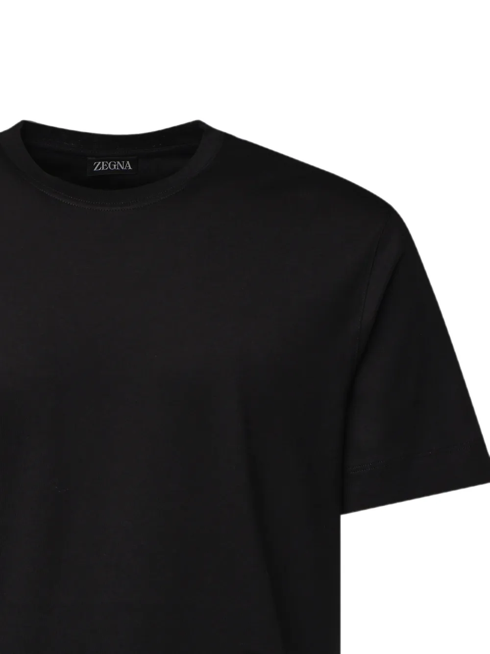 Zegna T-shirt met ronde hals Zwart