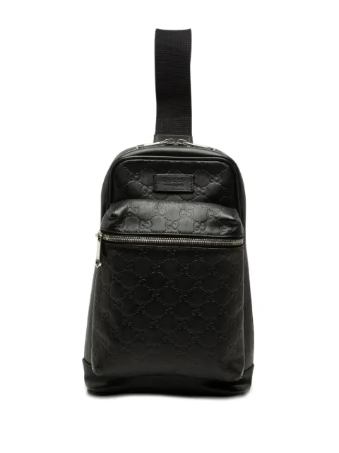 Gucci Pre-Owned 2000-2015 Guccissima Sling backpack