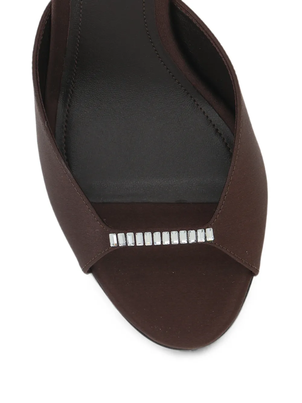 Alevì Luana crystal-embellished sandals Bruin