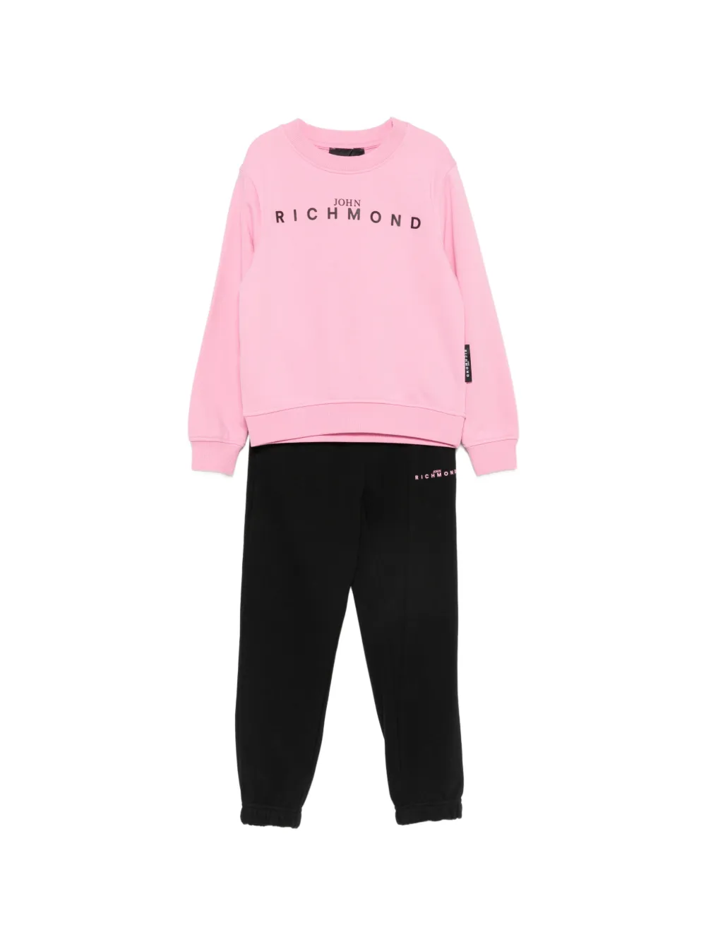 John Richmond Junior logo-print tracksuit - Rosa