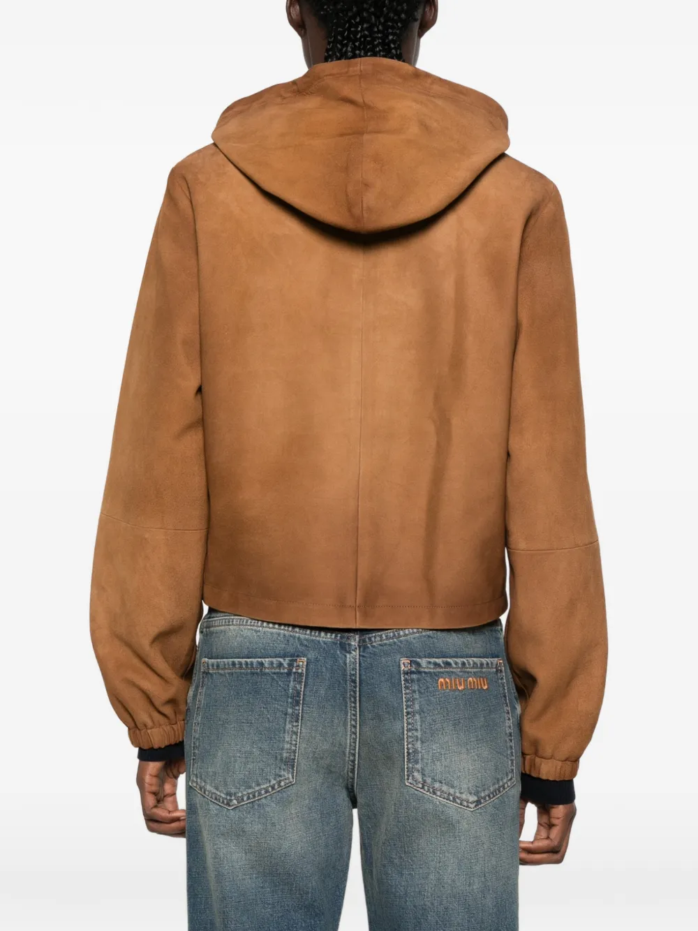 Miu Jack met capuchon Bruin