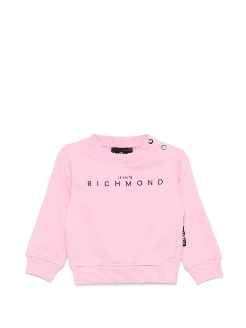 John Richmond Junior logo-print sweatshirt - Rosa