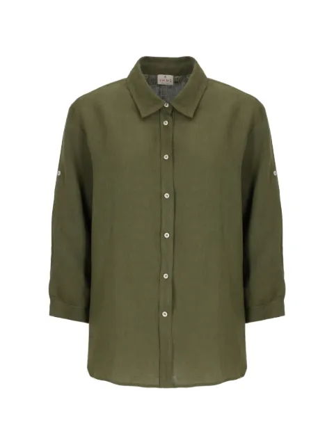 EMME button-up quarter-sleeved shirt