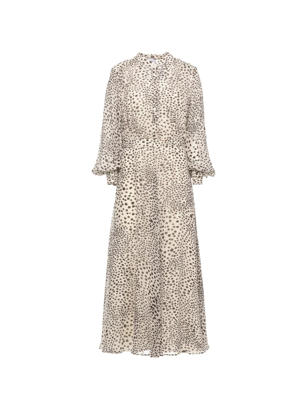 Marella MLLMASTRO polka-dot midi dress - Toni neutri