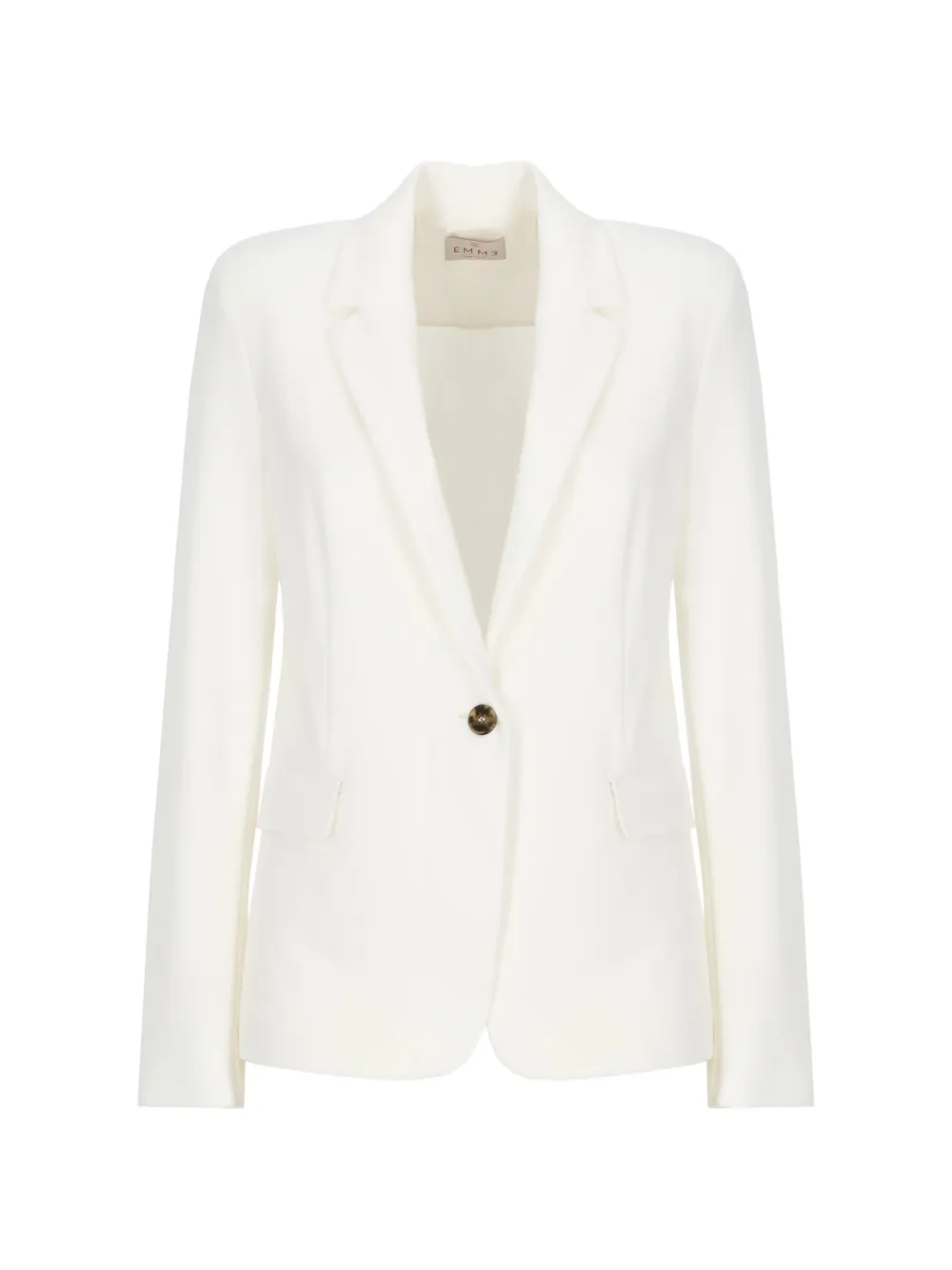 EMME Emmgamma single-breasted notched-lapels blazer - Bianco
