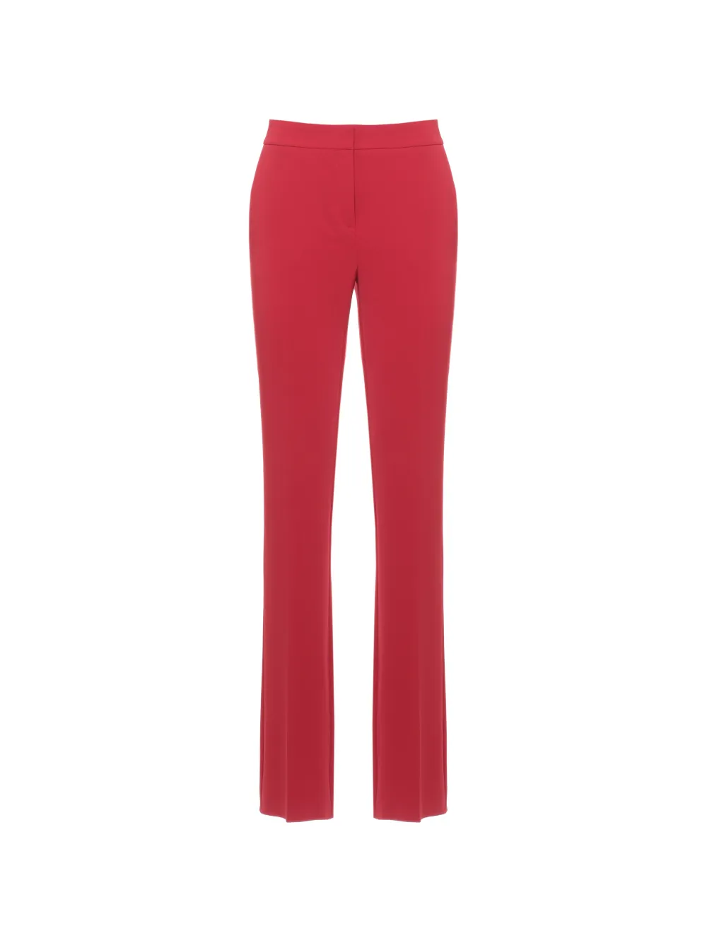 EMME Kaki flat-front trousers - Rosso