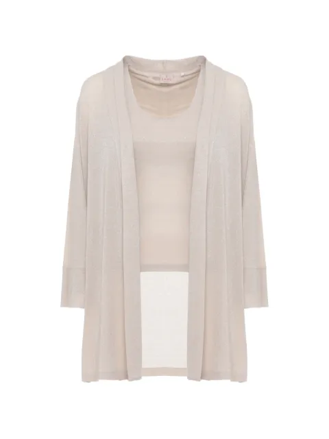 EMME lurex-detail cardigan set (set of two)