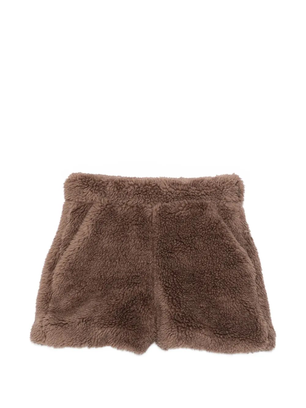 Douuod Kids fleece-texture pocket shorts - Braun