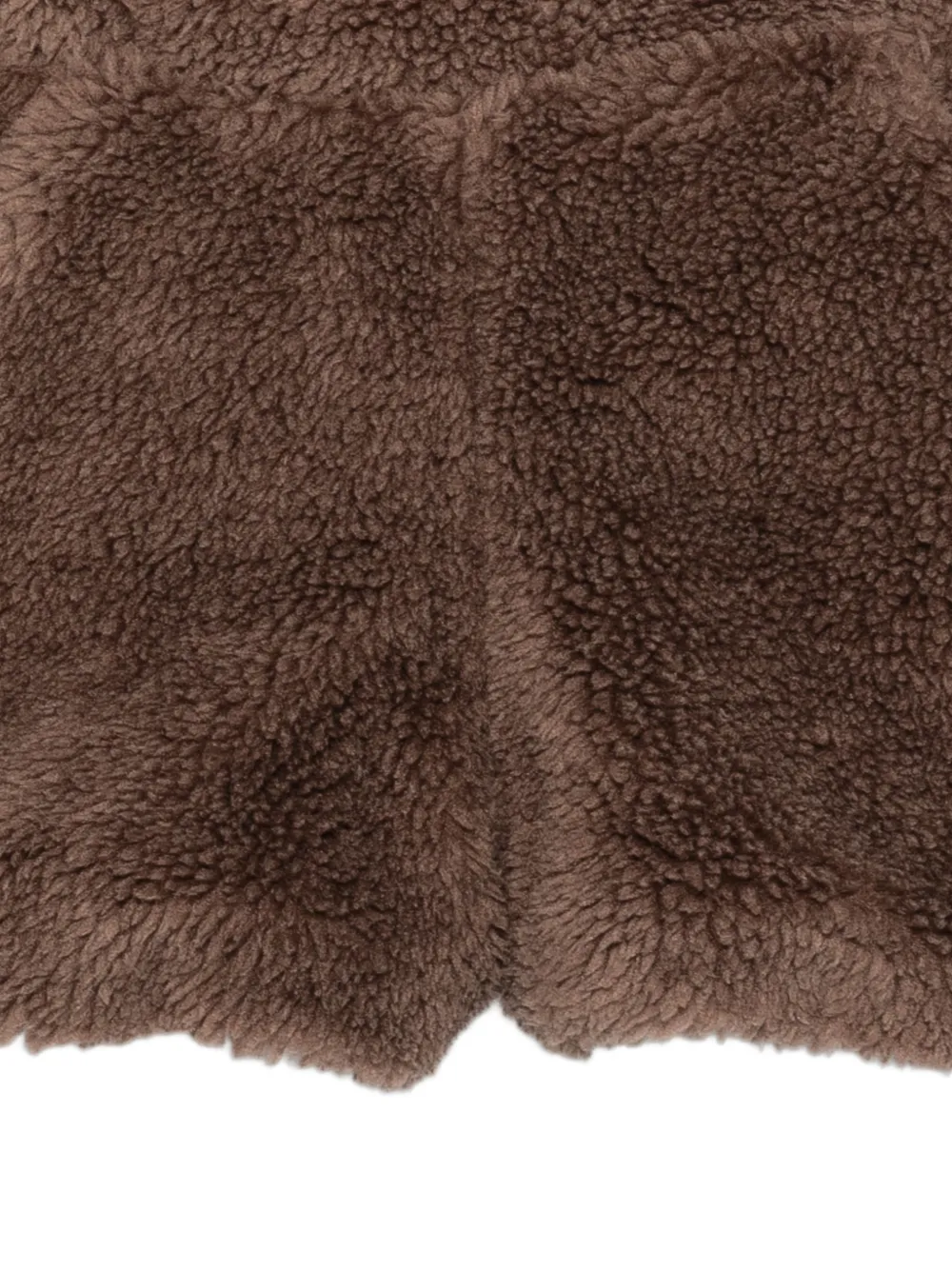Douuod Kids Shorts met fleece-textuur en zak Bruin