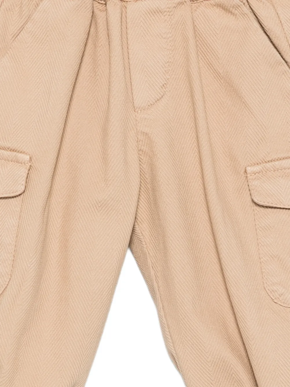 ETRO KIDS Pantalon met visgraatpatroon Beige