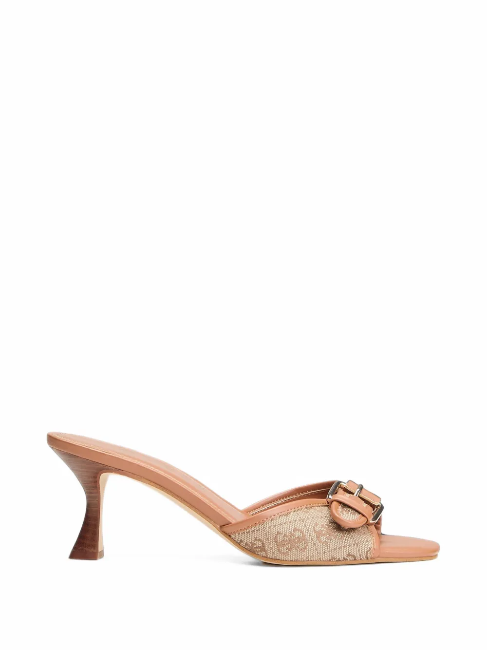GUESS USA Sandalen mit Monogramm-Print - Braun
