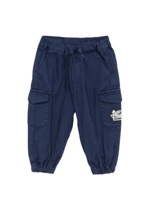 ETRO KIDS pantalones con motivo pied de poule